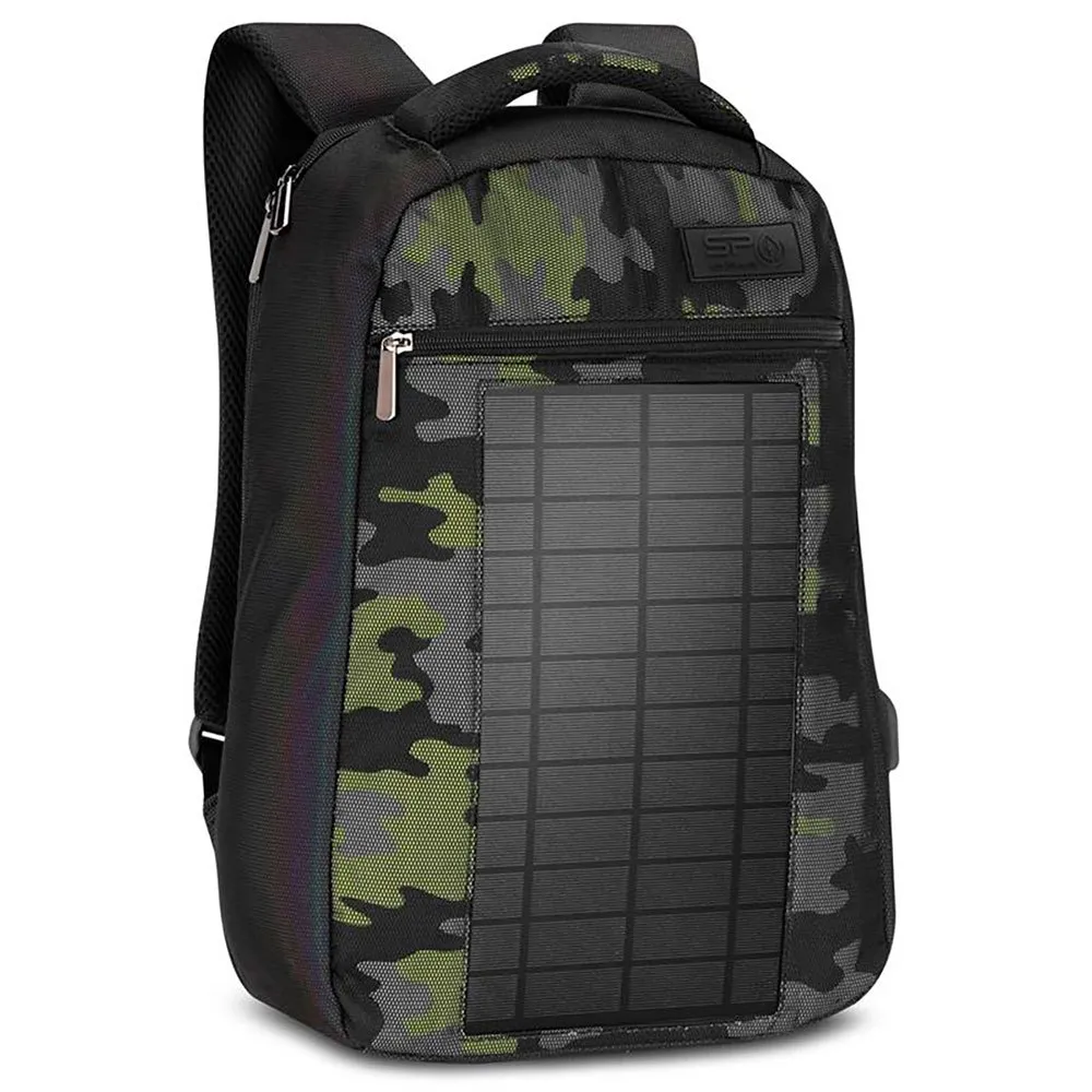 Spokey City Solar Ryggsekk 30l, Black / camo