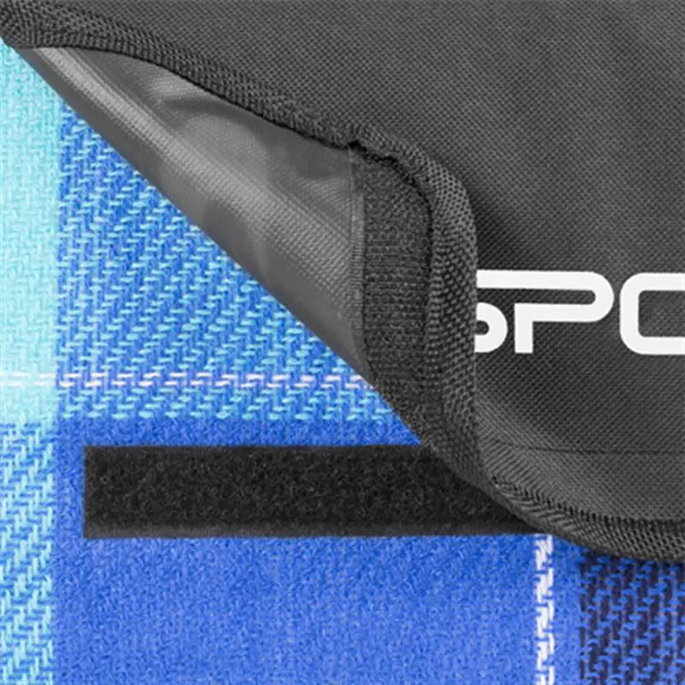 Spokey Flannel Piknikteppe, Blue, 180 x 150cm Spokey Flannel Piknikteppe, Blue, 180 x 150cm