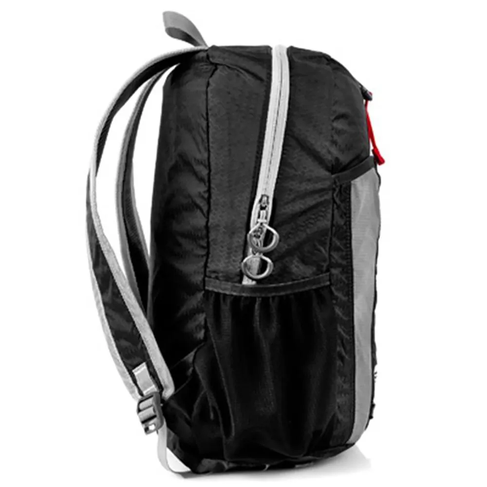 Spokey Hidden Peak 18l Ryggsekk, Black / red