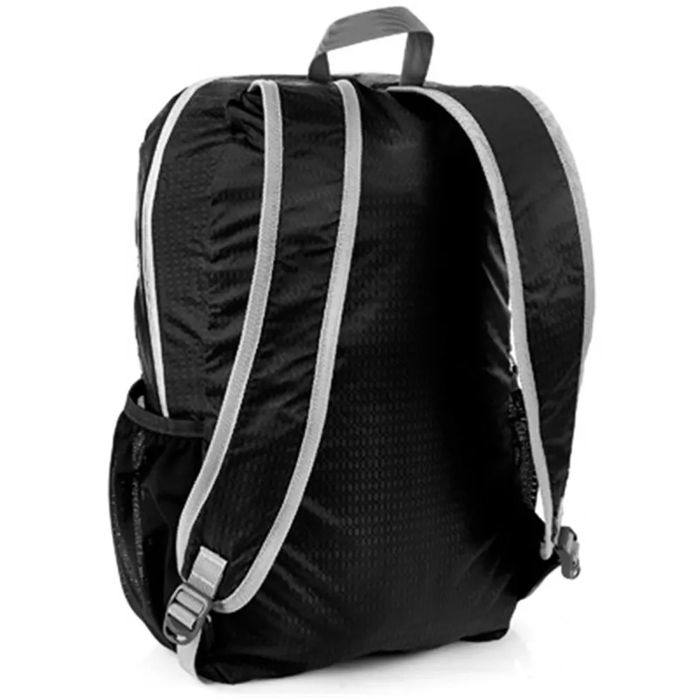 Spokey Hidden Peak 18l Ryggsekk, Black / red