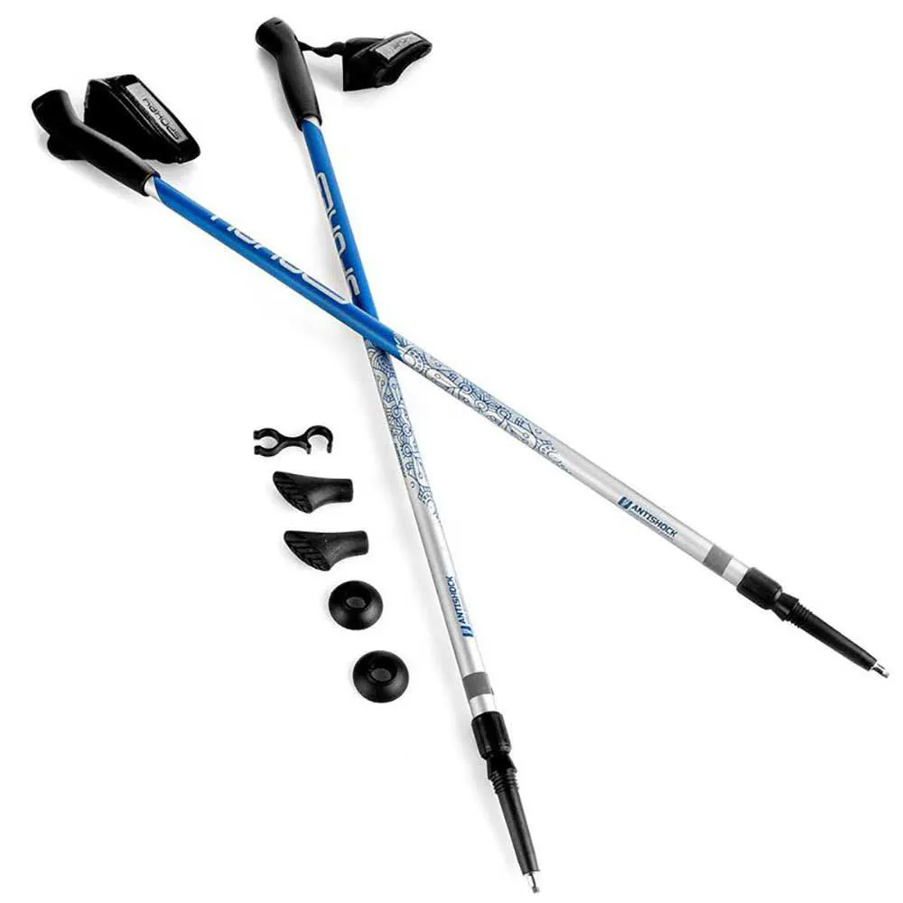 Spokey Meadow Spaserstokker, Silver / black, 105-140cm Spokey Meadow Spaserstokker, Silver / black, 105-140cm