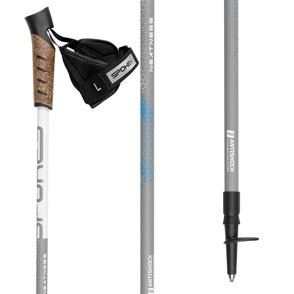 Spokey Neatness Ii Spaserstokker, White / grey / blue, 105-140cm Spokey Neatness Ii Spaserstokker, White / grey / blue, 105-140cm