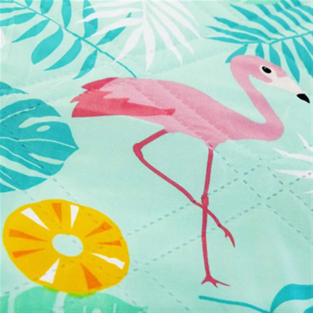 Spokey Piknik Flamingo Bestikk, Multicolor, 150cm