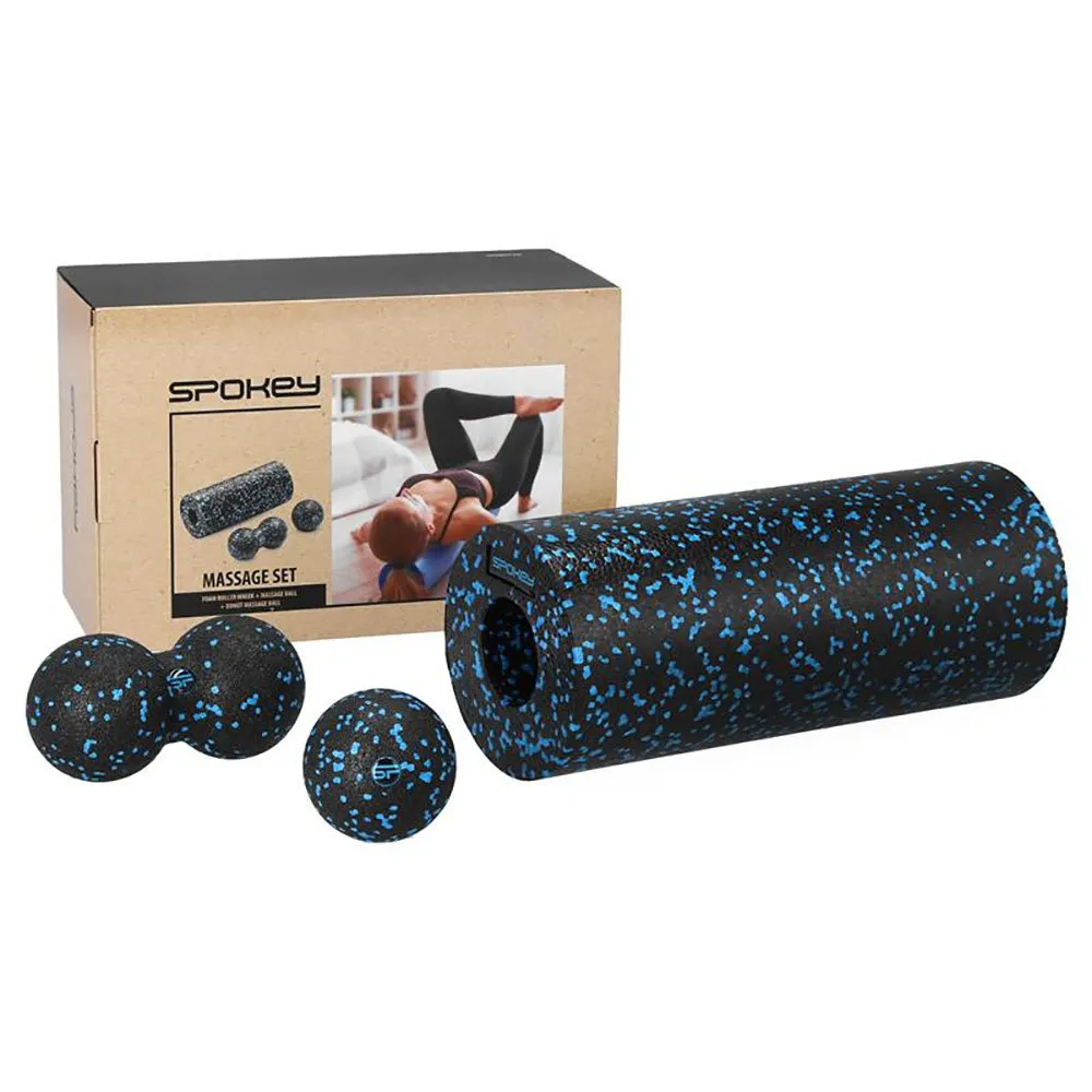 Spokey Rullo Massasjerulle, Black / dark blue, One Size