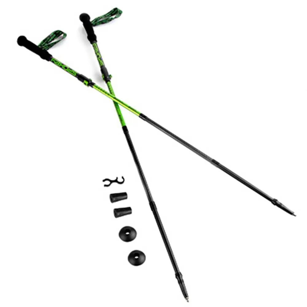 Spokey Sky Run Spaserstokker, Green / black, 110-130cm