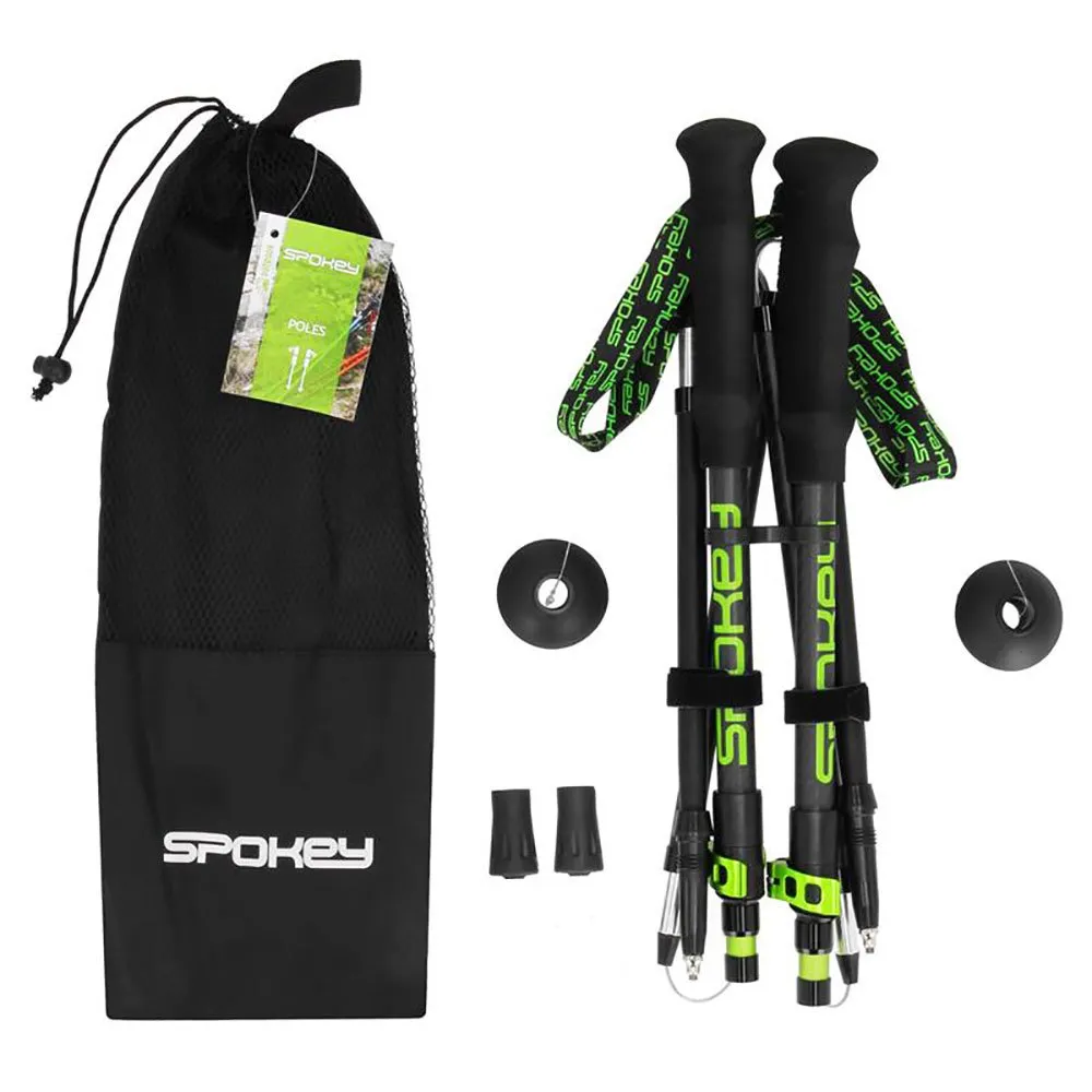 Spokey Sky Run Spaserstokker, Green / black, 110-130cm