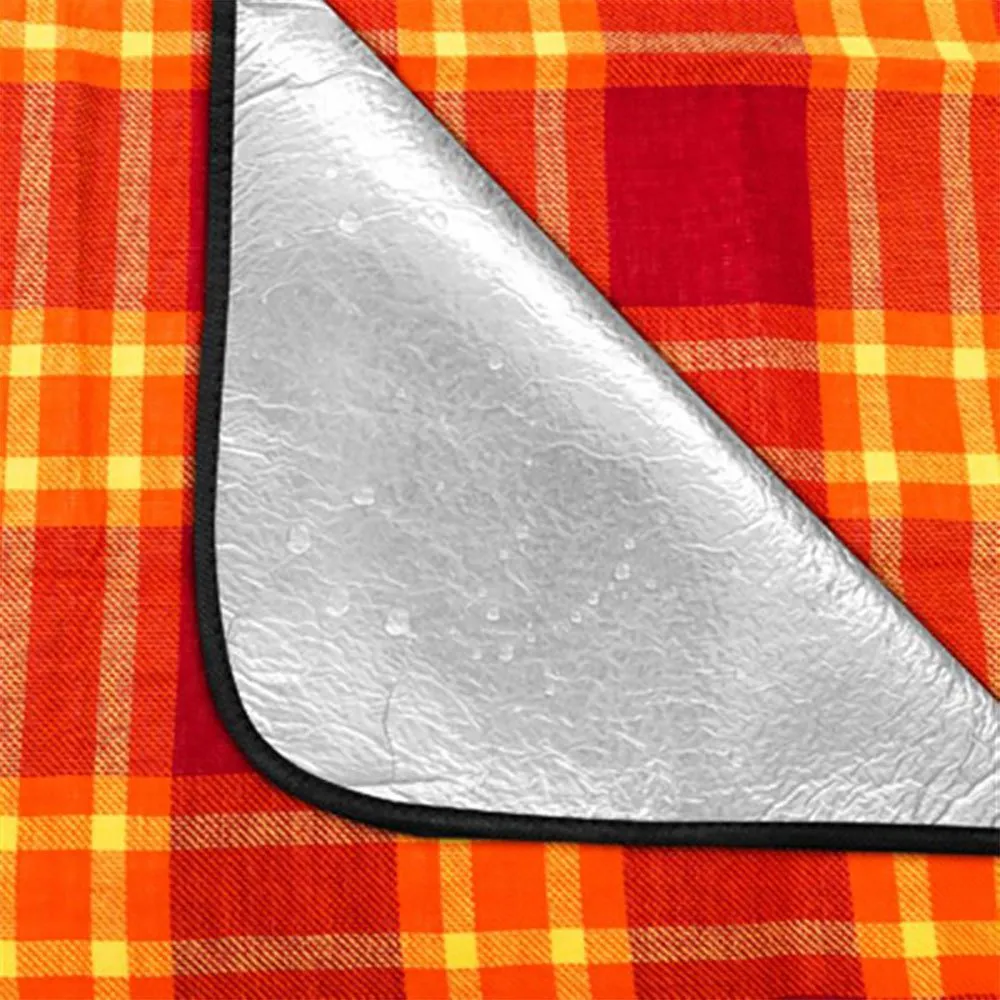 Spokey Sunset Piknikteppe, Red / orange, 210 x 180cm Spokey Sunset Piknikteppe, Red / orange, 210 x 180cm