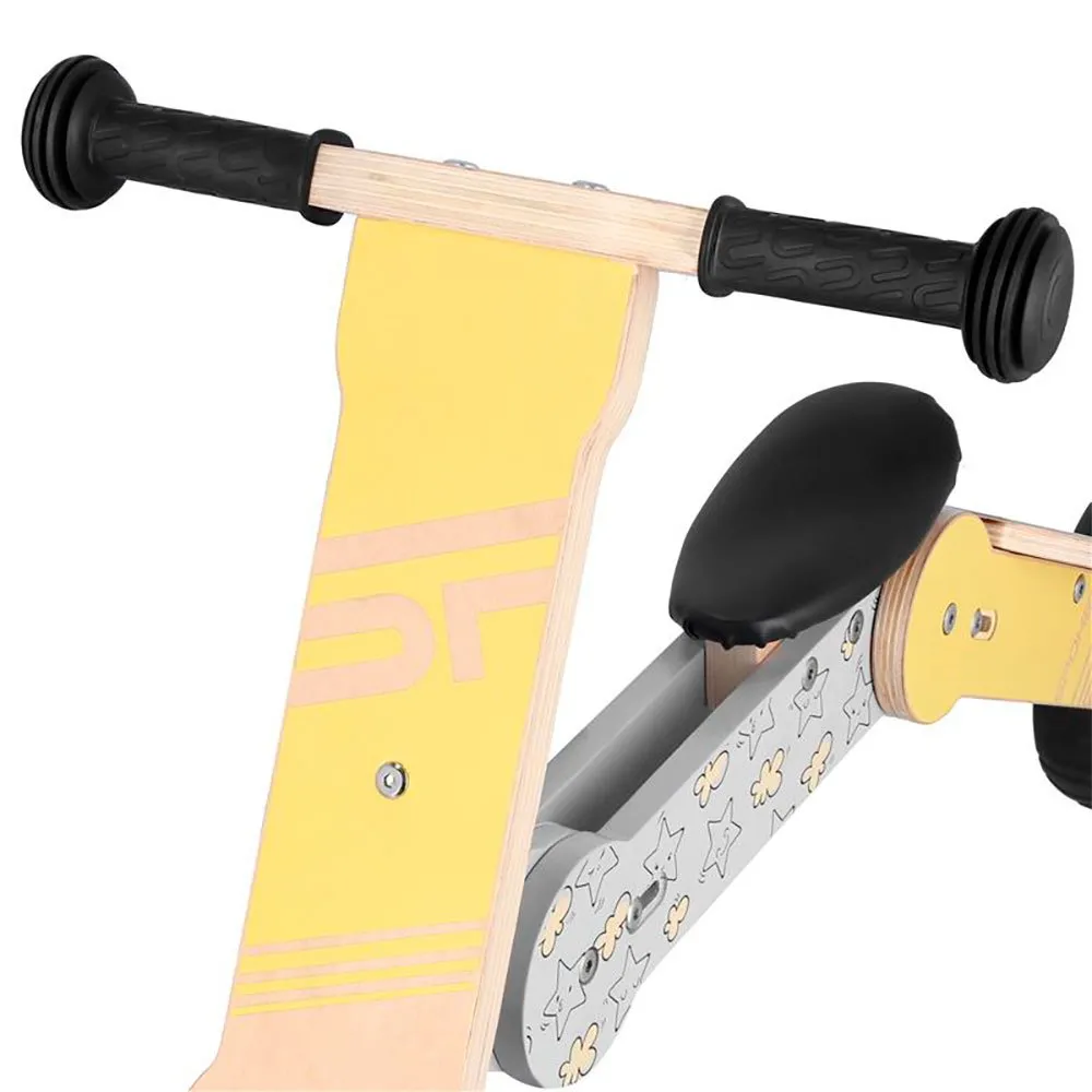 Spokey Woo-ride Multi 2in1 Løpesykkel, Yellow, One Size, Barnesykkel