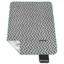 Spokey Zigzag Piknikteppe, Black / white, 210 x 180cm