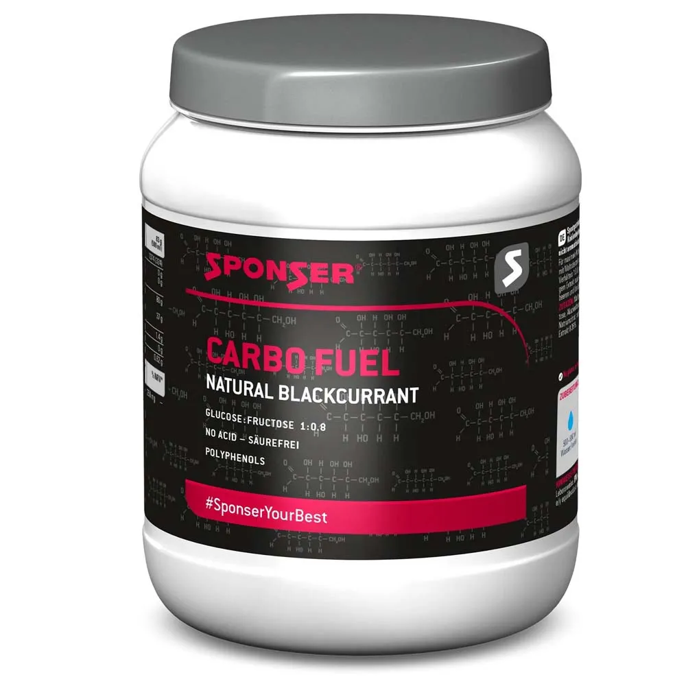 SPONSER Carbo Fuel Energidrikkpulver 1000g, White, One Size