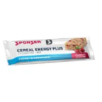 SPONSER Cereal Plus Energibar Boks Tranebær 40g 15 Enheter SPONSER Cereal Plus Energibar Boks Tranebær 40g 15 Enheter