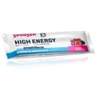 SPONSER High Energibar Boks Bær 45g 30 Enheter