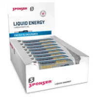 SPONSER Liquid Plus Boks Med Energigeler 70g 18 Enheter SPONSER Liquid Plus Boks Med Energigeler 70g 18 Enheter