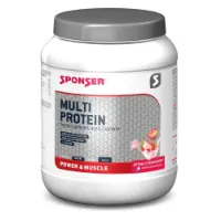 SPONSER Multi Proteinpulver Til Drikke Jordbær 850g SPONSER Multi Proteinpulver Til Drikke Jordbær 850g
