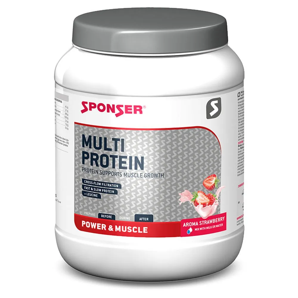 SPONSER Multi Proteinpulver Til Drikke Vanilje 850g, Multicolor, One Size