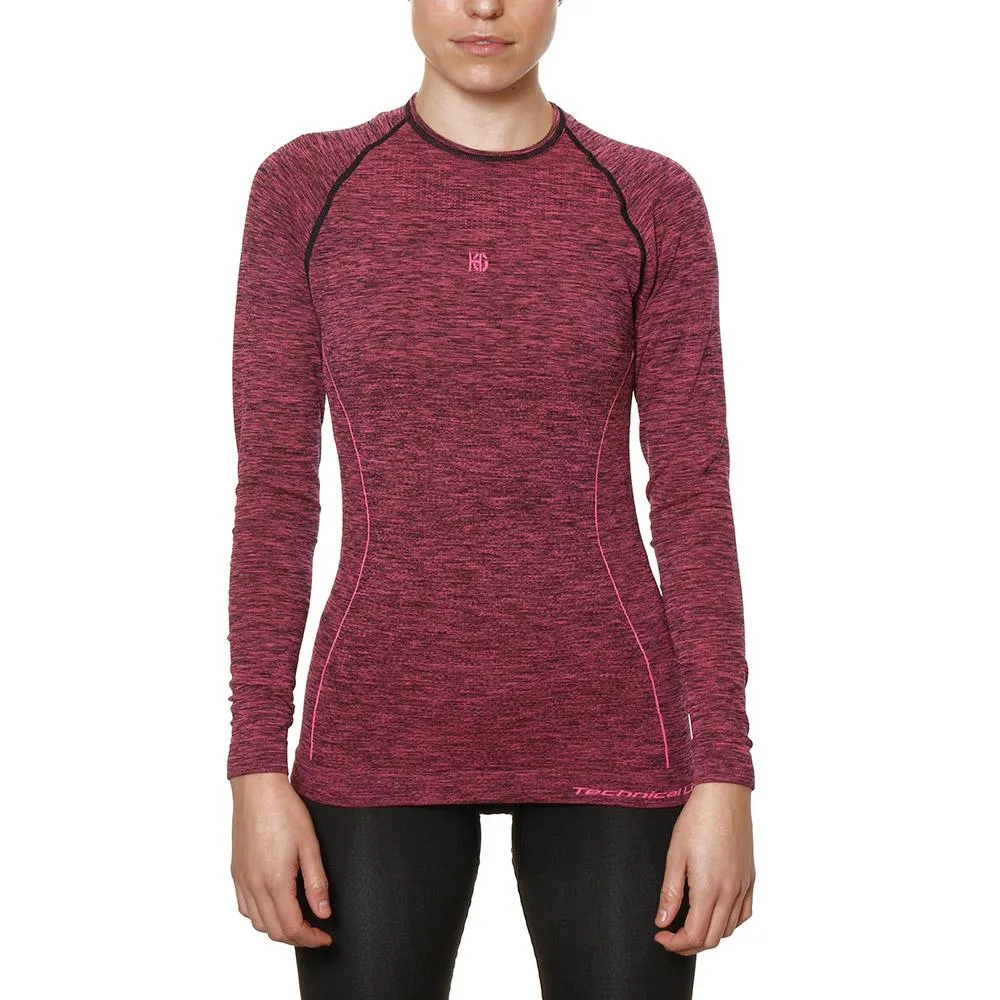 Sport Hg Boreal Langarmet T-skjorte female, Black / magenta Sport Hg Boreal Langarmet T-skjorte female, Black / magenta