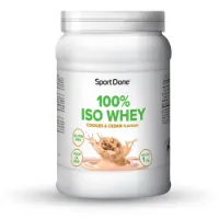 Sportdone 100% Isolert Myseprotein Kjeks Og Krem 1000g Sportdone 100% Isolert Myseprotein Kjeks Og Krem 1000g