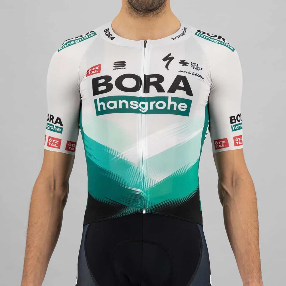 Sportful Bora-hansgrohe 2021 Bomber Kort Ermet Trøye, Green gray Sportful Bora-hansgrohe 2021 Bomber Kort Ermet Trøye, Green gray