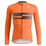 Sportful Gruppetto Thermal Langermet Trøye, Red / orange