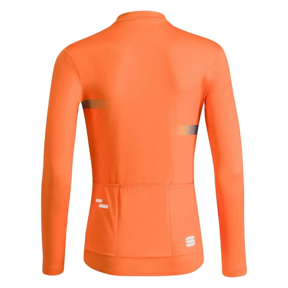 Sportful Gruppetto Thermal Langermet Trøye, Red / orange Sportful Gruppetto Thermal Langermet Trøye, Red / orange