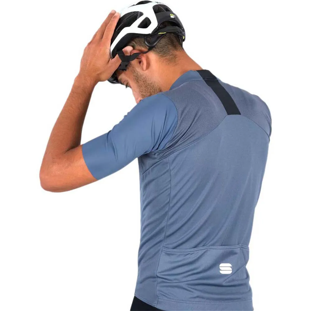 Sportful Strike Kort Ermet Trøye, Blue sea / black, XXL Sportful Strike Kort Ermet Trøye, Blue sea / black, XXL