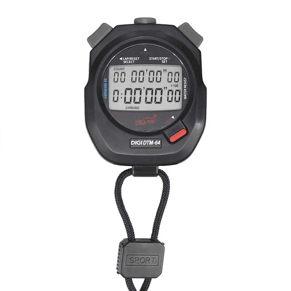 Sporti France C-30 Stoppeklokke, Black, One Size