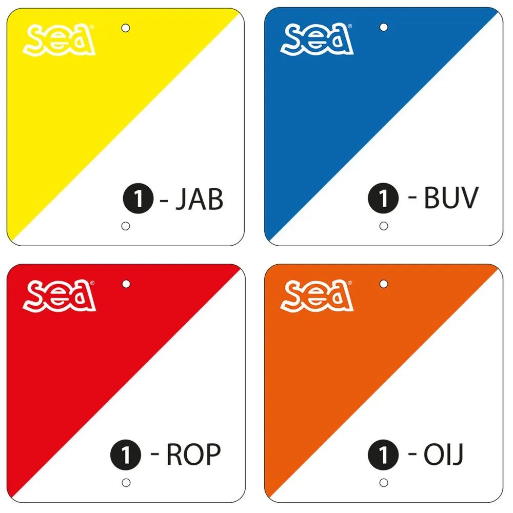 Sporti France Orientasjonsmarkører Sett 40 Enheter, Multicolor, One Size