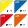 Sporti France Orientasjonsmarkører Sett 40 Enheter, Multicolor, One Size