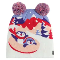 Spyder Bitsy Penguin Double Pom Lue