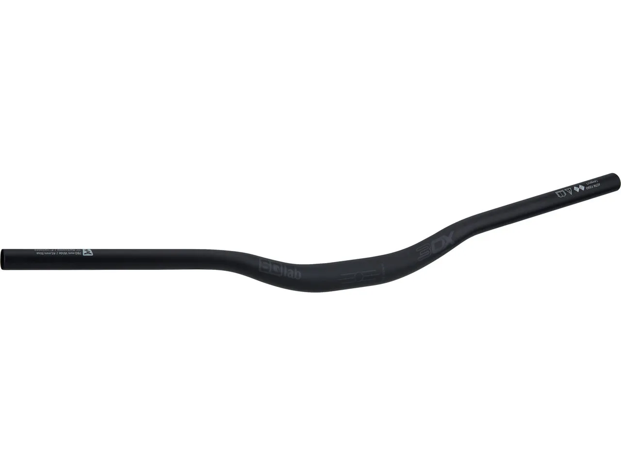 SQlab 3OX MTB 31.8 High 45 mm Riser Lenker, 780mm
