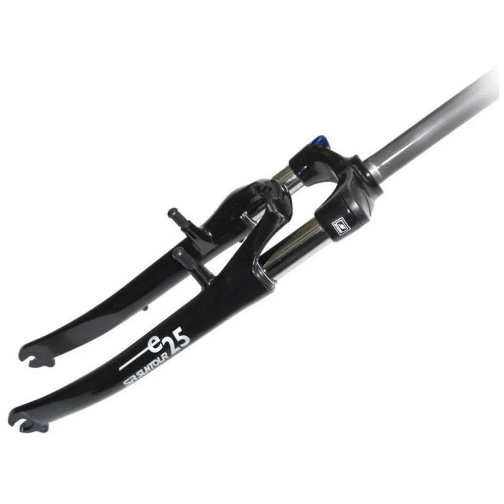SR Suntour Sf14 Cr85 E25 P Lo 1 1/8´´ Mtb-gaffel, Black, 28", 63mm