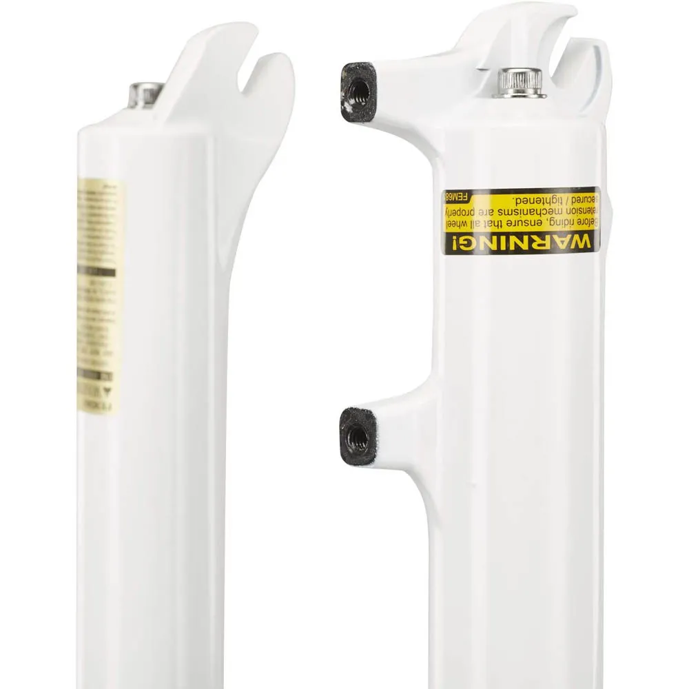 SR Suntour Sf14 Xcr32 Rl 1 1/8´´ Sl 255 Mm Mtb-gaffel, White, 26", 100mm