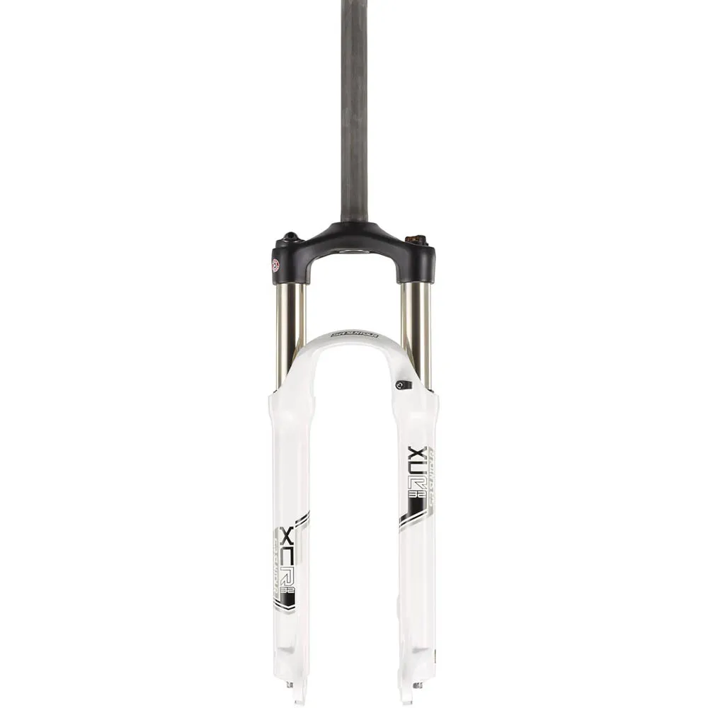 SR Suntour Sf14 Xcr32 Rl 1 1/8´´ Sl 255 Mm Mtb-gaffel, White, 26", 100mm
