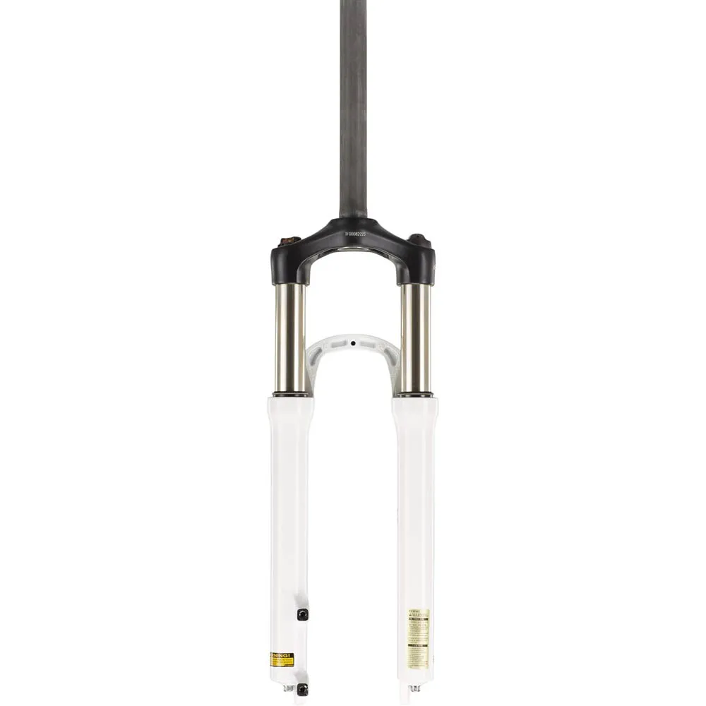 SR Suntour Sf14 Xcr32 Rl 1 1/8´´ Sl 255 Mm Mtb-gaffel, White, 26", 100mm