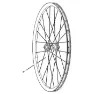 SRAM 303 B1single Rim+1 Extra Decal Klistremerker, Black, One Size