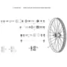 SRAM 3zero 29 Moto Silver Single Rim Klistremerker