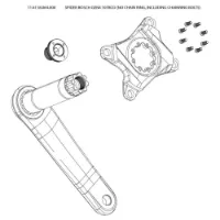 SRAM Bosch Gen4 E-bike Edderkopp