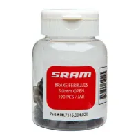 SRAM Brass Bremsevaier Endehylse Sykkel 5 Mm 100 Enheter