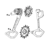 SRAM Cage Assembly GX T-Type Transmission eagle AXS SRAM Cage Assembly GX T-Type Transmission eagle AXS
