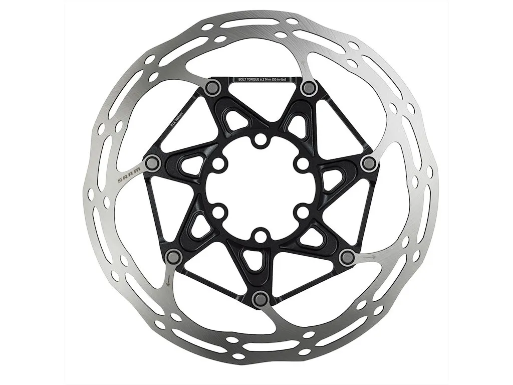 SRAM CenterLine 2-piece bremseskive 140mm center-lock, Silver, 140mm