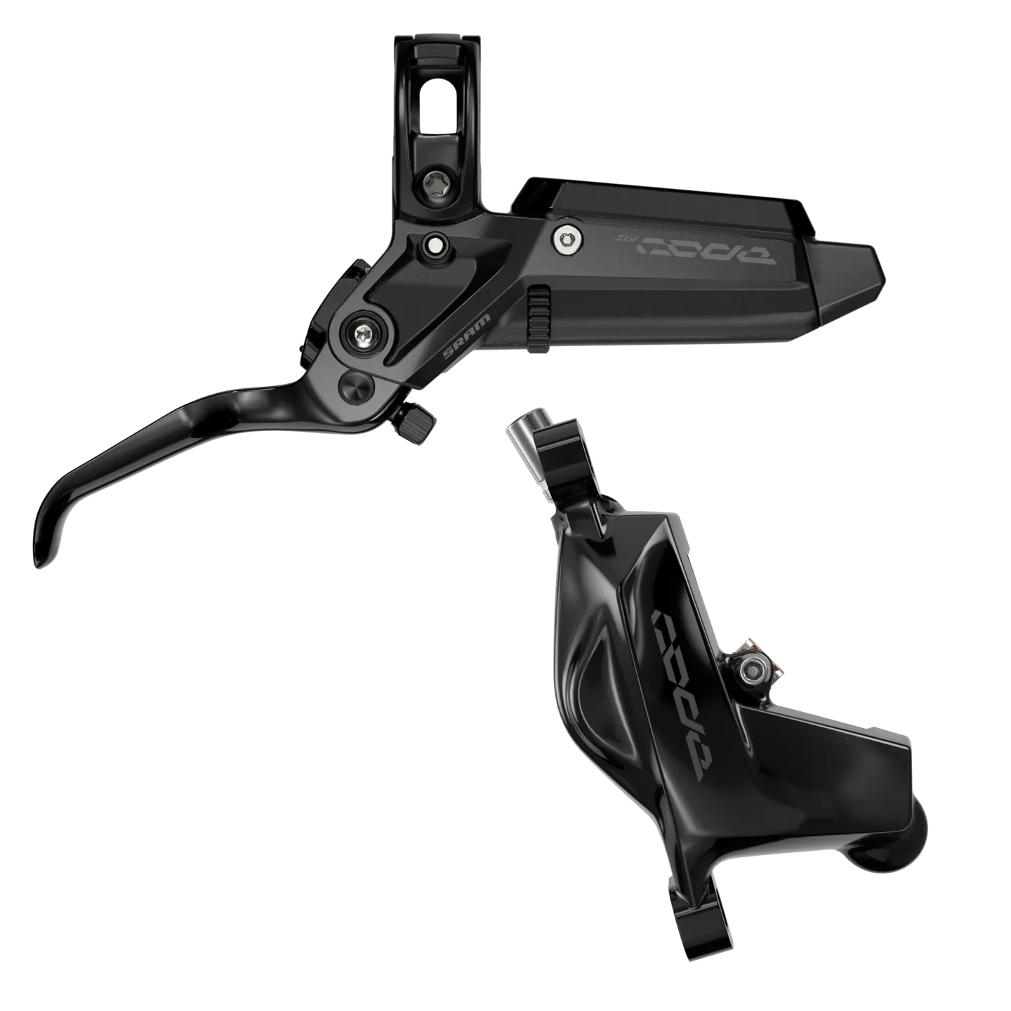 SRAM Code Silver Stealth Skivebremssett SRAM Code Silver Stealth Skivebremssett