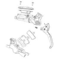 SRAM Code Ultimate Stealth Blade Bremsehendel SRAM Code Ultimate Stealth Blade Bremsehendel