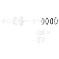 SRAM Cognition V2 Axial Clutch Freehub-kropp SRAM Cognition V2 Axial Clutch Freehub-kropp