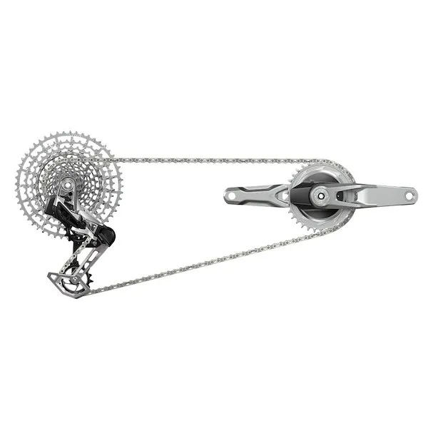 SRAM Eagle 1987 Limited Edition gear gruppe, Silver, 170mm 32+34t, 10-52t