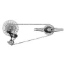 SRAM Eagle 1987 Limited Edition gear gruppe, Silver, 170mm 32+34t, 10-52t