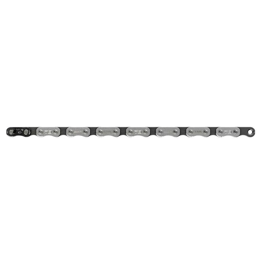 SRAM Eagle 70 T-type Flattop Kjede, Silver / black, 122 Links, 12s SRAM Eagle 70 T-type Flattop Kjede, Silver / black, 122 Links, 12s