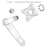 SRAM Fazua Edderkopp, Black, 107mm