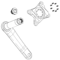 SRAM Force Axs D1 Wide Edderkopp SRAM Force Axs D1 Wide Edderkopp