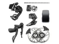 SRAM Force AXS E1 geargruppe kit inklusiv Hammerhead Karoo sykkelcomputer