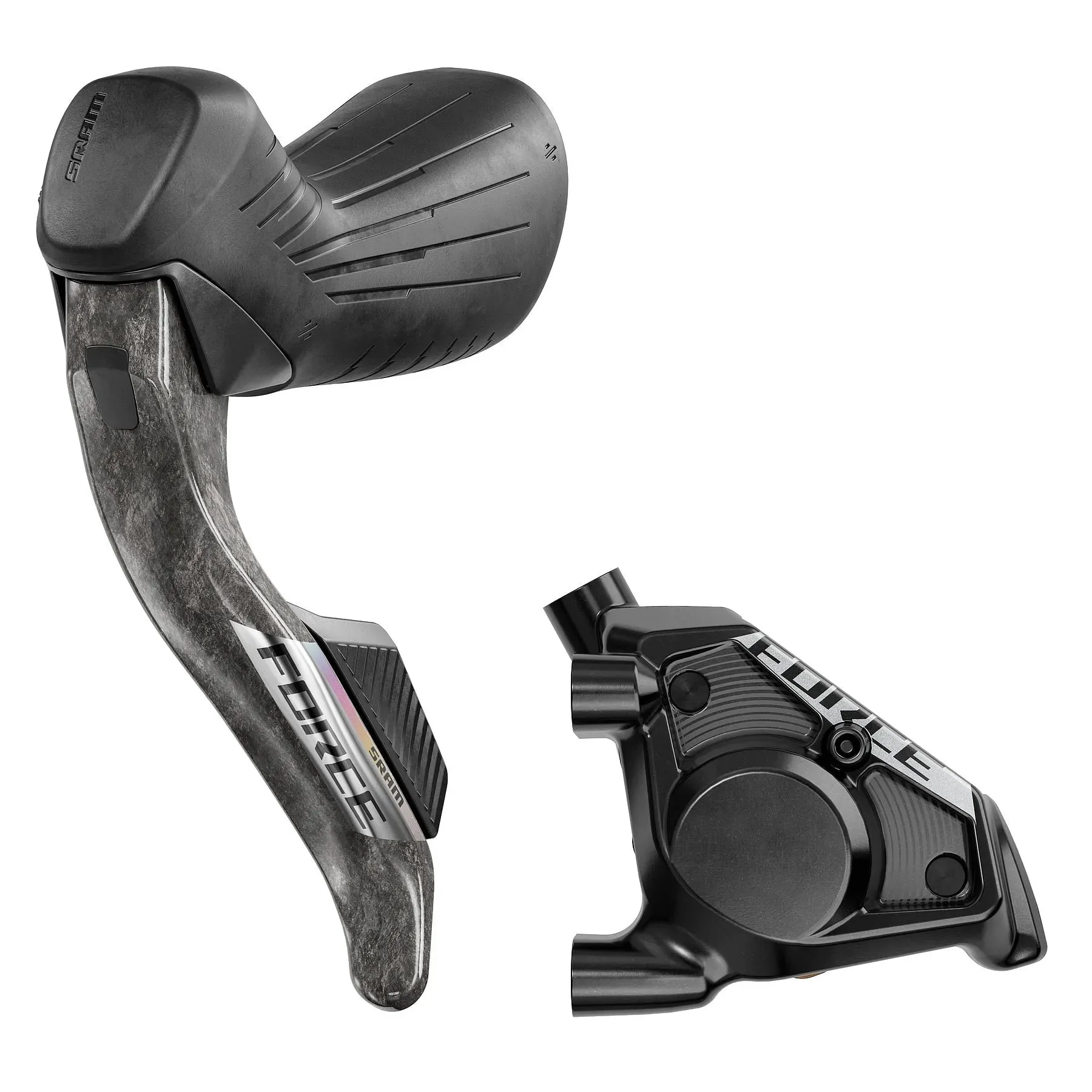 SRAM FORCE AXS HRD Shift Brake + Hydraulic Disc Brake E1 front, Carbon black, RIGHT SRAM FORCE AXS HRD Shift Brake + Hydraulic Disc Brake E1 front, Carbon black, RIGHT
